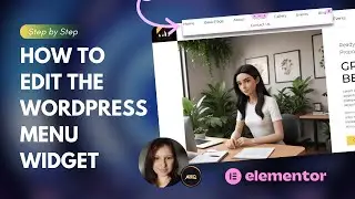 [Elementor Pro Tutorial] Header - How to Edit the WordPress Menu Widget