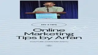 Online Marketing Tips by Blogger Arfan 