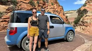 24 Hours Living In A Honda Element Utah