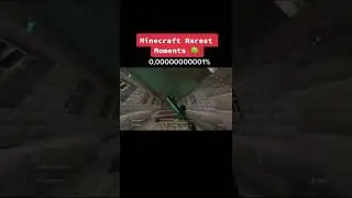 Minecraft Rarest Moments🍀0,00000001% #shorts #minecraftraremoments #minecraftseeds #gaming #fyp