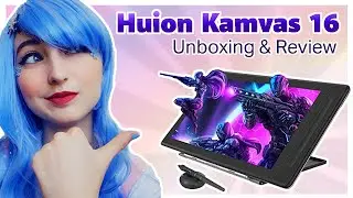 I Found The Best Beginner Screened Drawing Tablet [ Huion Kamvas 16 (2021) Setup ]