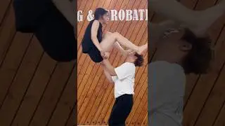 공중에서 날라차기 맞음⁉️😭 Partner Challenge