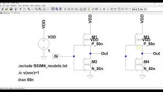 RING OSCILLATOR USING LTSPICE