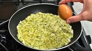 1 zucchini and 1 egg and breakfast is ready! It's so easy, quick and delicious!