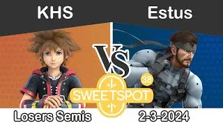 Sweetspot #38 - KHS (Sora) vs Estus (Kazuya, Snake) LS - SSBU