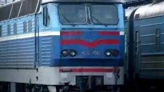 Электровоз ЧС4 на ст.Киев пасс