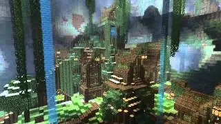 Elven build in minecraft.