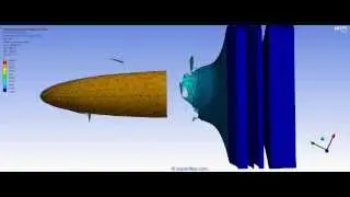ANSYS WB FINITE ELEMENT ANALYSIS - Bullet perforating different metals plates