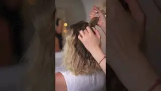 Высокий пучок на каре🤩Самые быстрые и стильные причёски #прически #hairstyle #hairtutorial #пучок