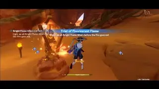 Fire Bell Puzzle: Light up all Bright Flame Altars | Awakening's Real Sound | Genshin Impact