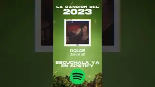 Dolce ya esta disponible en Spotify ve a escucharla ya !