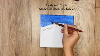 Weekly art challenge Day 2 (Merapi Painting)