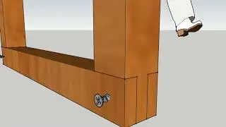 Animasi pemasangan pigura  di Sketchup