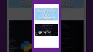 dynamic typing and static typing