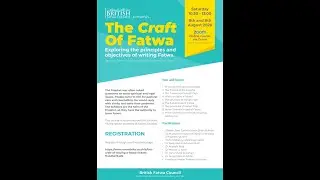 Imam Shami’s 9 rules of Fatwa - Dr Amjad Aziz Al Azhari