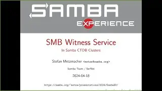 sambaXP 2024: SMB Witness Service in Samba