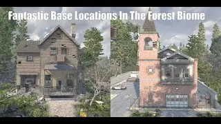 Great Base Locations In The Pine Forest Biome On Navezgane - 7 Days To Die