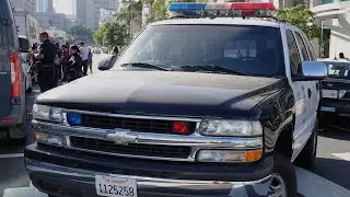 Rare LAPD Old Chevrolet Tahoe Arriving On Scene