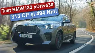 Test BMW iX2 xDrive30: 313 CP și 494 Nm!
