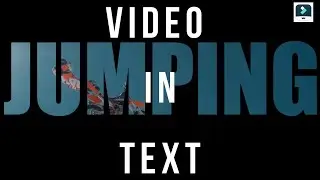 How to place a VIDEO inside TEXT In Filmora 9 Tutorial | Video Inside Text Effect