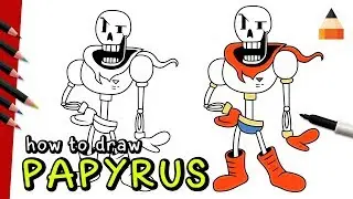 How To Draw Papyrus | Undertale