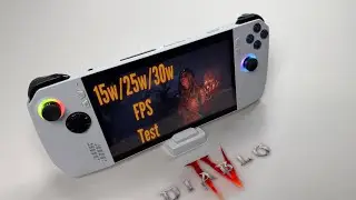 Asus Rog Ally: Diablo 4 - Medium Graphics 120 FPS Test (15w/25w/30w TDP) | 1080p Resolution