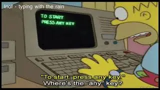 typing with the rain (lo-fi) - Inof