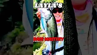 Bass Mastery: Layla's Ultimate Catch #shorts #fyp #fishing