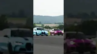 715hp BMW M2 vs Manhart M3 Touring #dragrace #youtubeshorts #bmwm2 #m3touring credit -Carwow #shorts