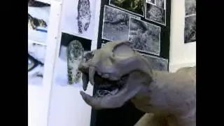 Snow Leopard sculpt week 2