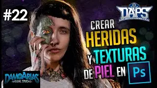 Crear heridas y texturas de piel en Photoshop