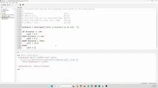 Shipping Cost Example