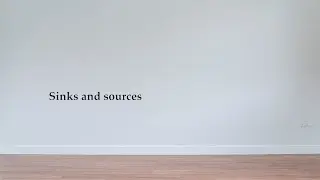 Sinks and sources
