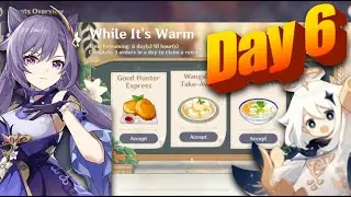 Genshin Impact While It's Warm Event (Day 6)