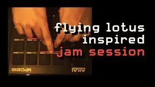 Flying Lotus Inspired Finger Drumming on Akai MPD218