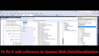 MVC -  Fix Error - The type or namespace name 'DataVisualization' does not exist in the namespace