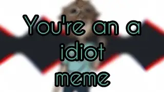 You're an a idiot meme ×| Dreamteam GeorgeNotFound |× !FLASH COLOUR!