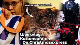 Weekvlog 265( Ondertiteld )  :  De Christmasexpress 🚂 en Kattencafe🐈🐱