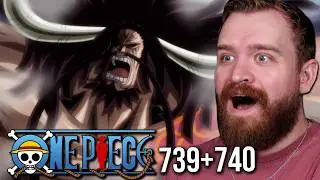 Kaido LIED On His Tinder Profile?!? | One Piece Ep 739+740 Reaction & Review | Dressrosa Arc!