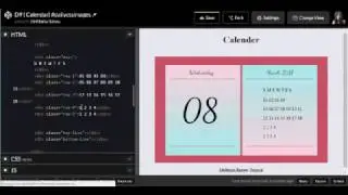 How to pure css that - calendar