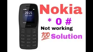 Nokia KEYPAD Not working * ,  0  ,  #  #nokia #nokiakeypad