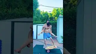 Piggy back challenge #balanceboard  #indoboard