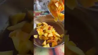 🍑 #reels #пирог #pie #peach