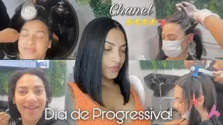 saindo do henê |corte chanel|progressiva @beatrizgoudart