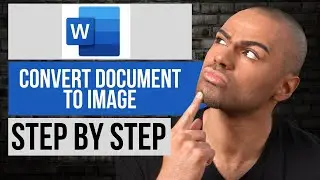 How to Convert Word Document to Image | Step by Step Word Tutorial