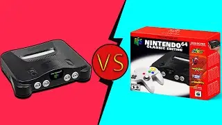 Nintendo 64 VS N64 Classic Edition - Why I'm NOT Thirsty For A Mini Console! CameronAllOneWord