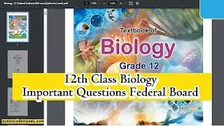 Class 12 Biology Guess Paper 2024 | 2nd Year Biology Important Questions 2024 