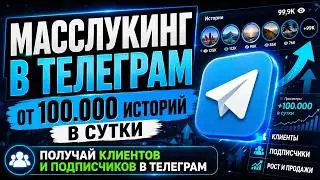 How to grow your Telegram channel with mass-looking: 100,000 story views per day