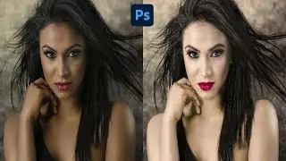 Photoshop Skin Retouching Tutorial | how to make dark face bright in photoshop