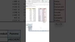 Exemple d’une recherche X en 30 secondes sur Excel 😉 #excel #formation #astuce